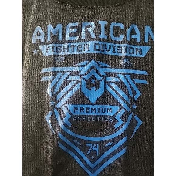 AMERICAN FIGHTER Women's T-Shirt ADDY Athletic Large Thermal A97 Nwt Excellent - Picture 2 of 6